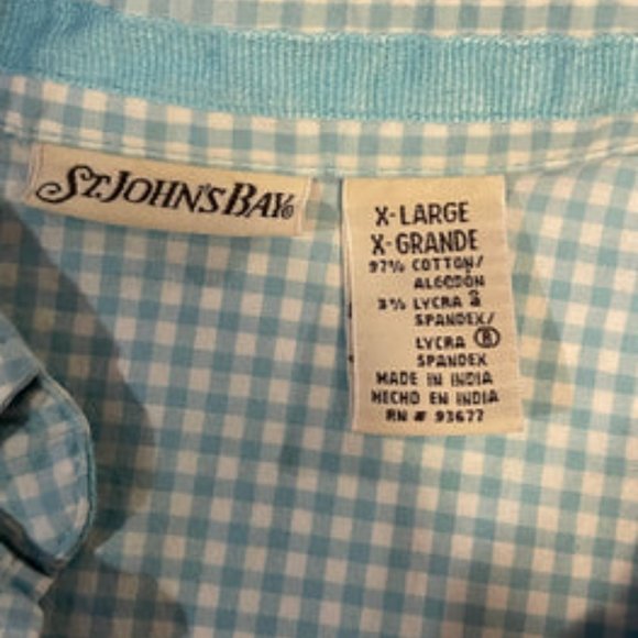 Checkered Short Sleeve Button Up - Picture 3 of 3